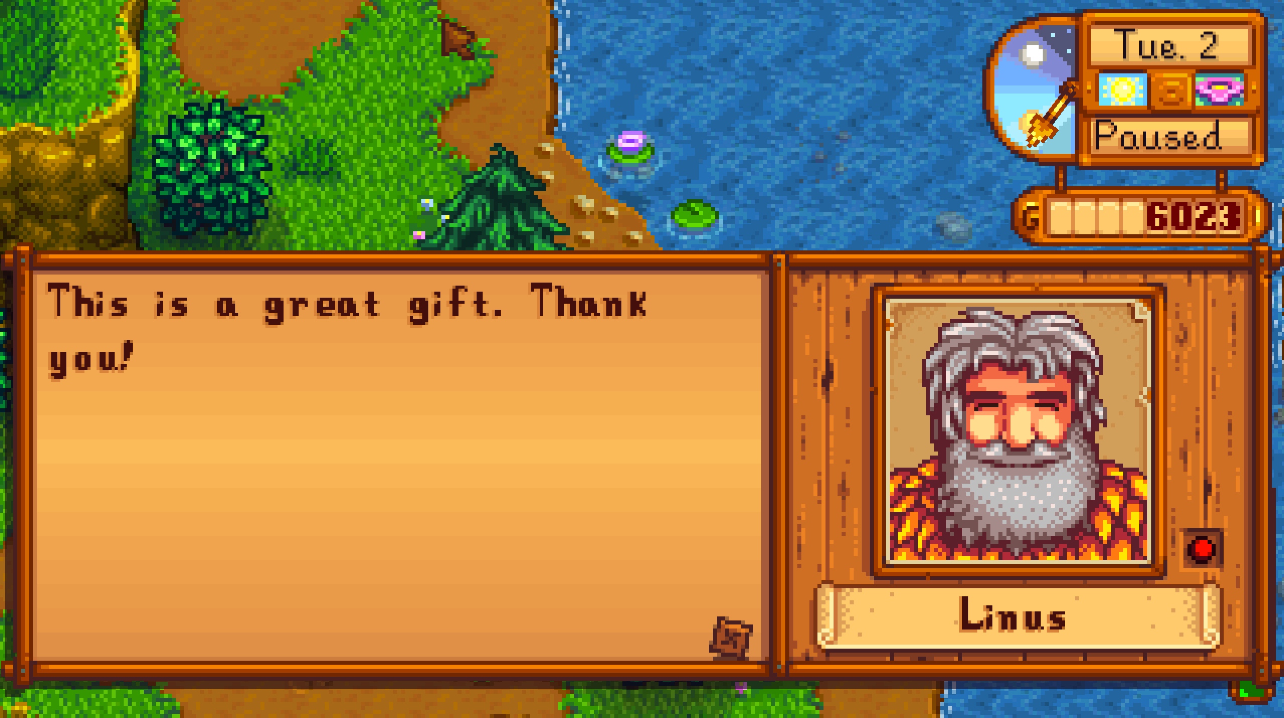 When in doubt, give Linus eggs!