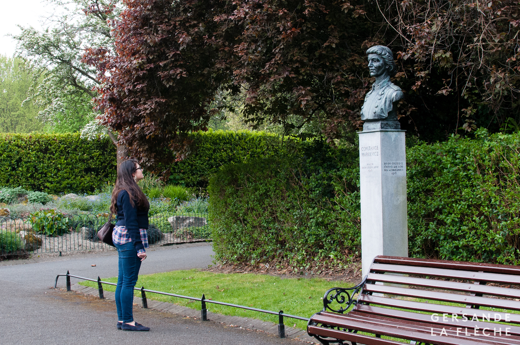 Photo by the author. Gersande and Constance.