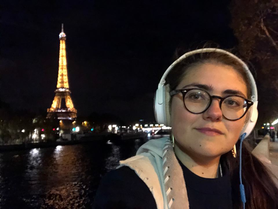 Jet lag and Paris at night